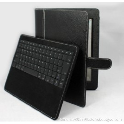 Bluetooth Keyboard With Leather Case for iPad 1&2 (black)